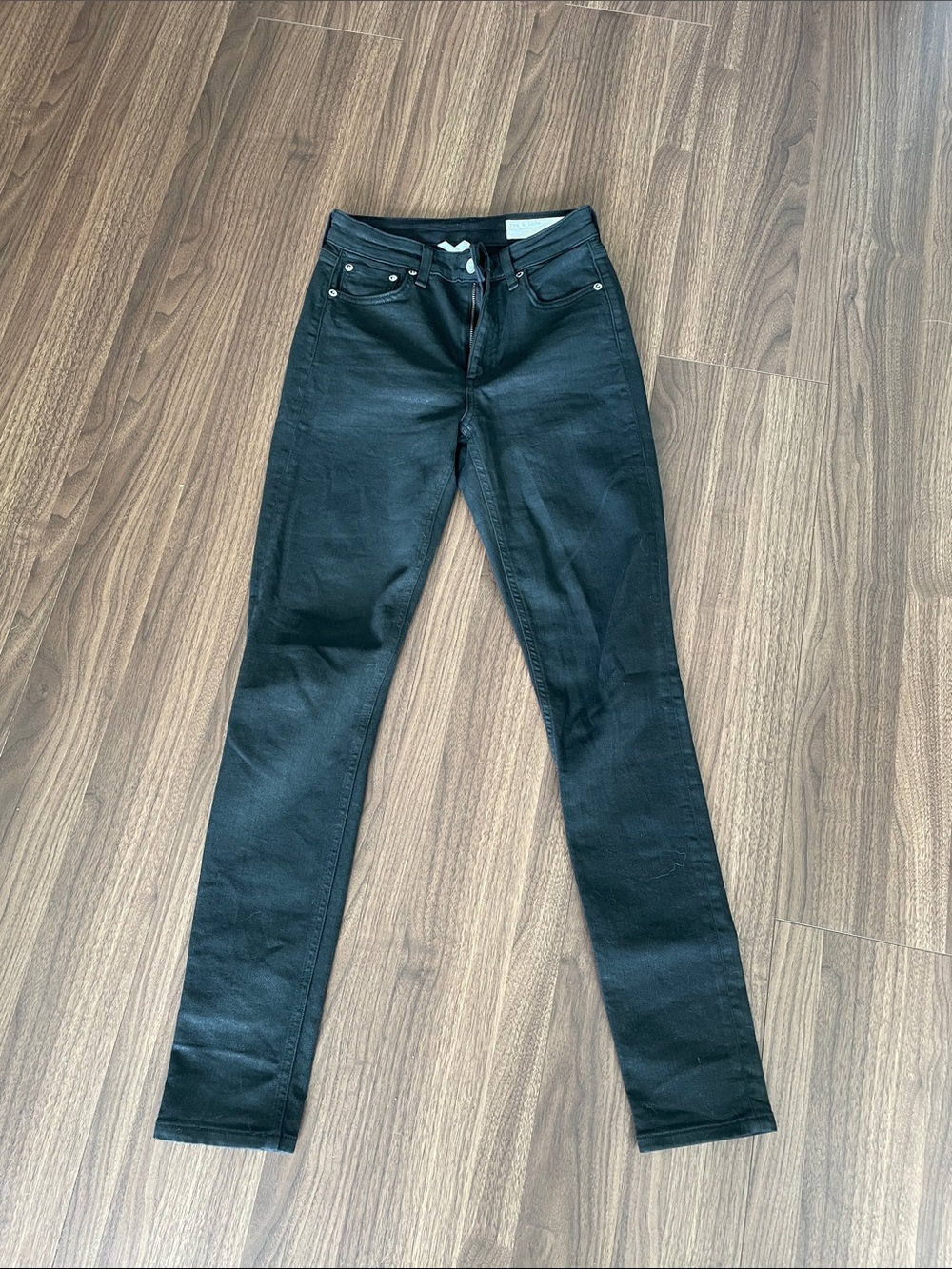 rag & bone Black Skinny Jeans for Women